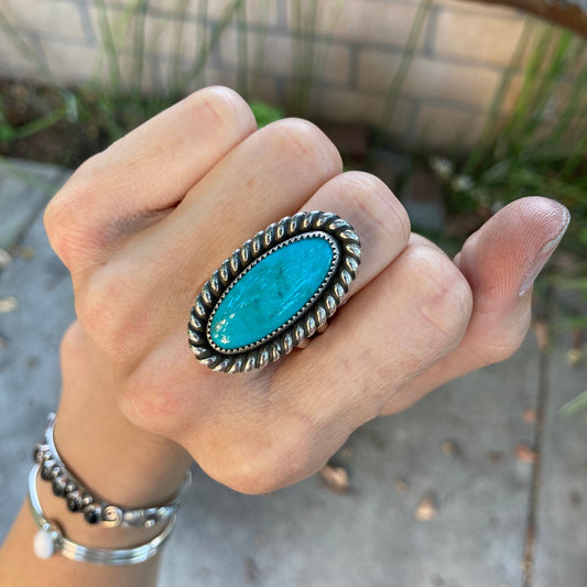KINGMAN TURQUOISE SIZE 8