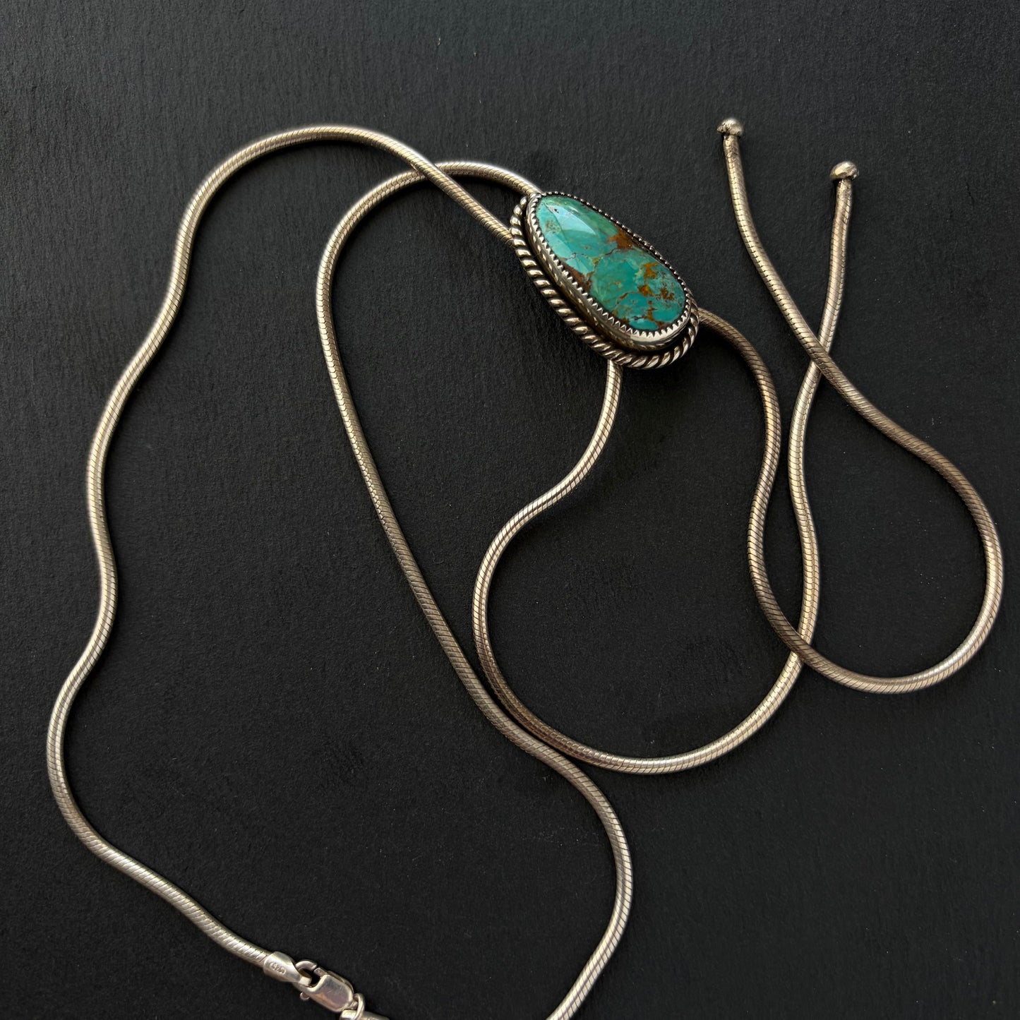 TURQUOISE BOLO TIE