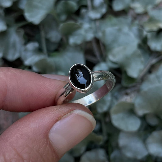 BLACK ONYX STACKER SIZE 6