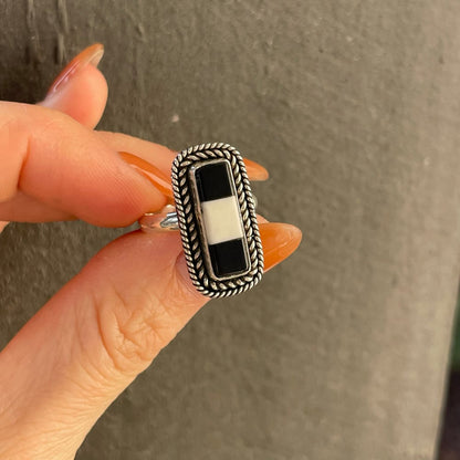 CHECKER RING SIZE 5.5