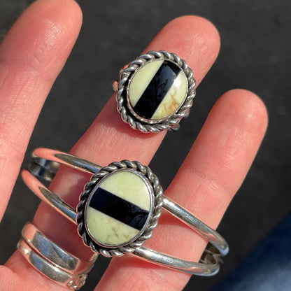 CHRYSOPRASE CUFF SIZE 5”