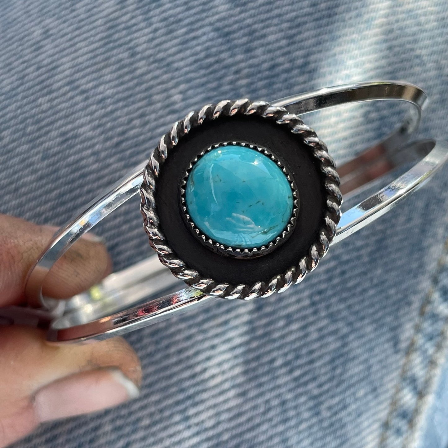 CUMPAS TURQUOISE CUFF 5.5”