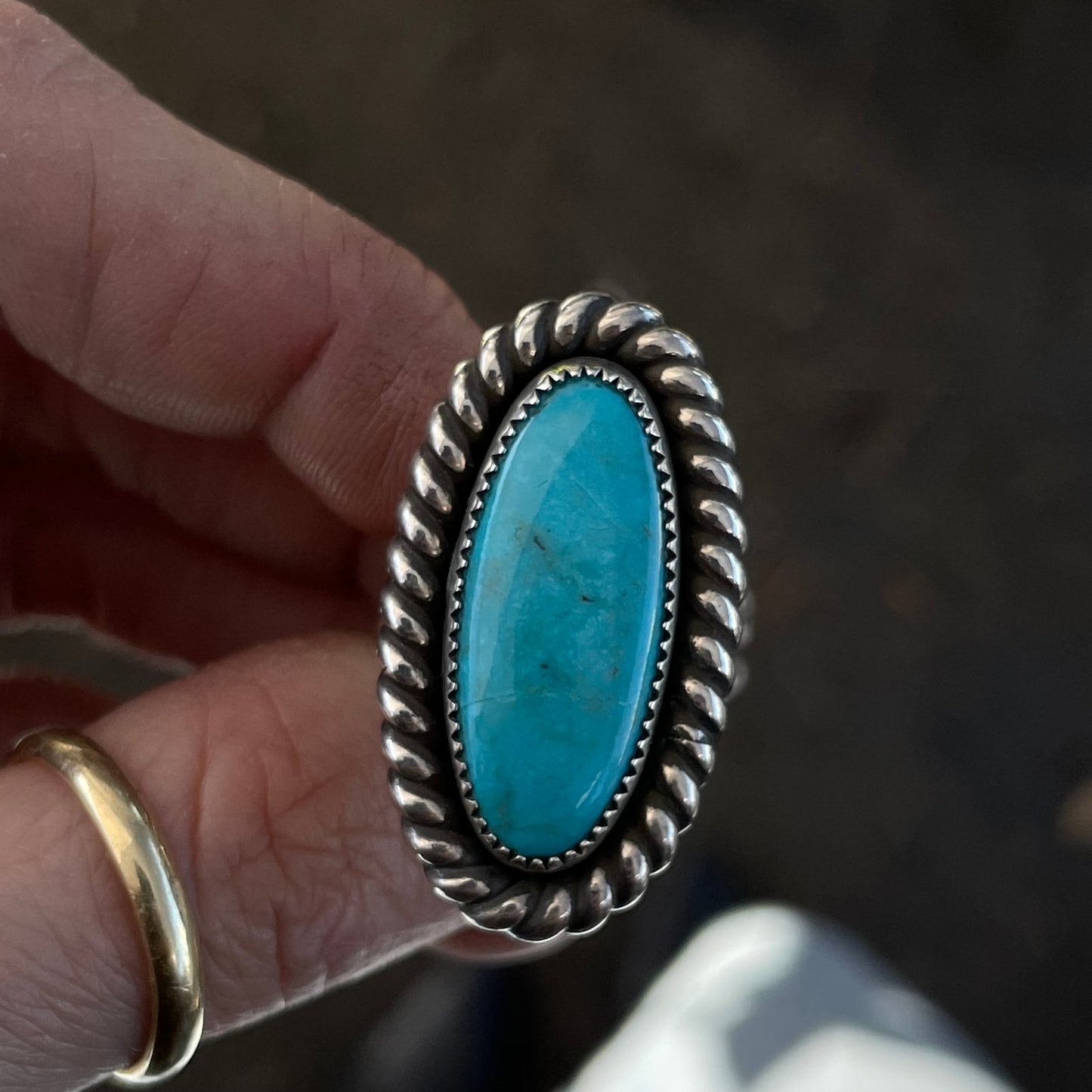 KINGMAN TURQUOISE SIZE 8