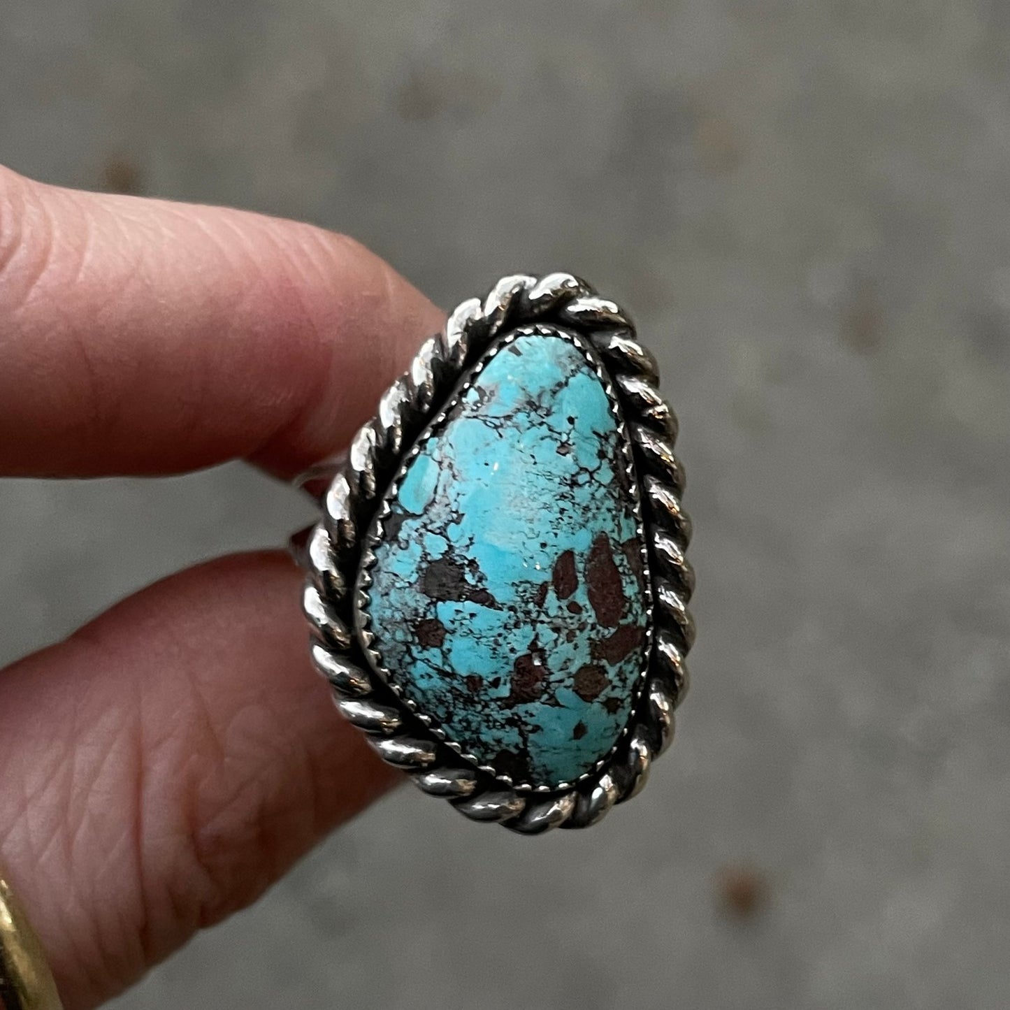 KINGMAN TURQUOISE SIZE 6.75